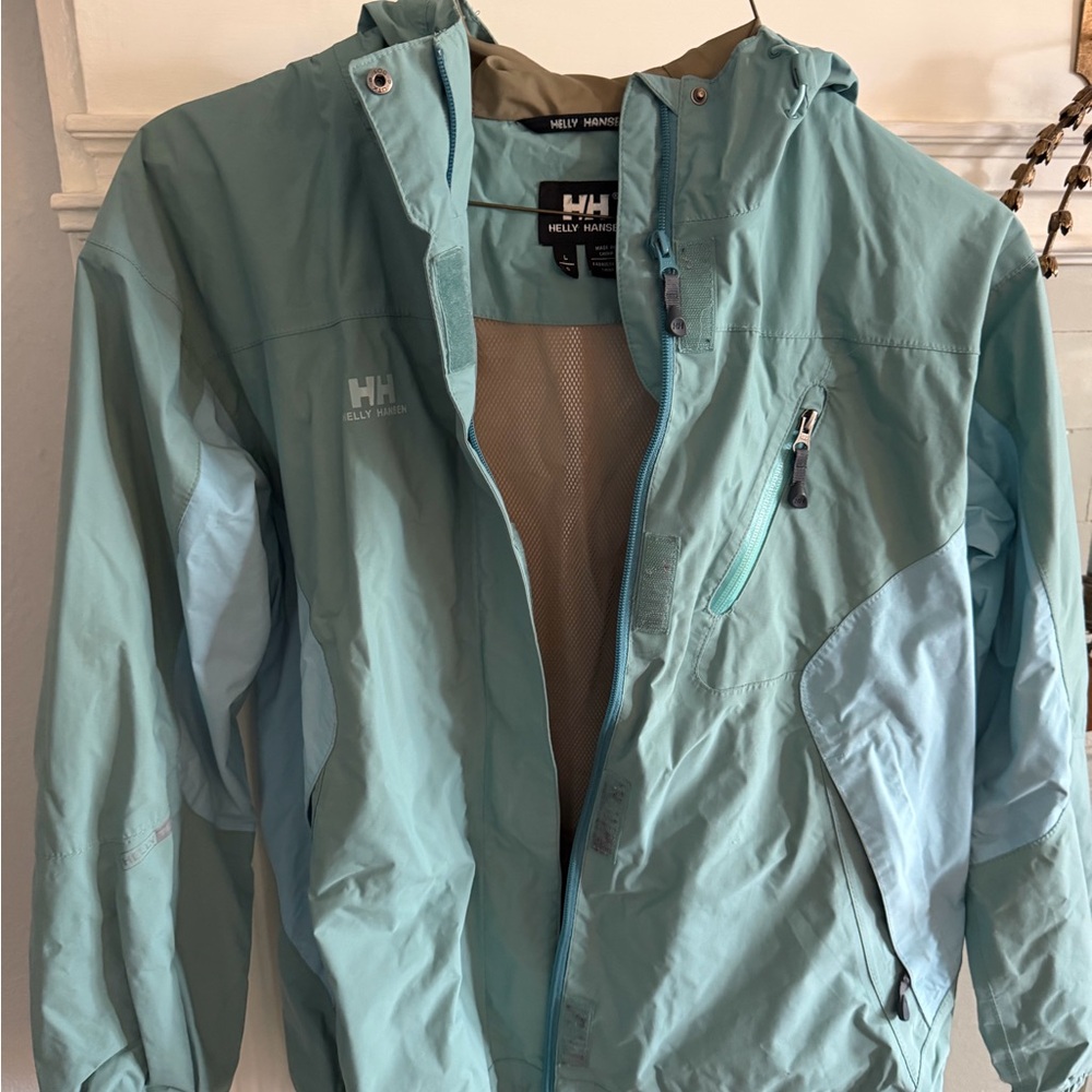 Helly Hansen Aqua Blue Outdoor Jacket